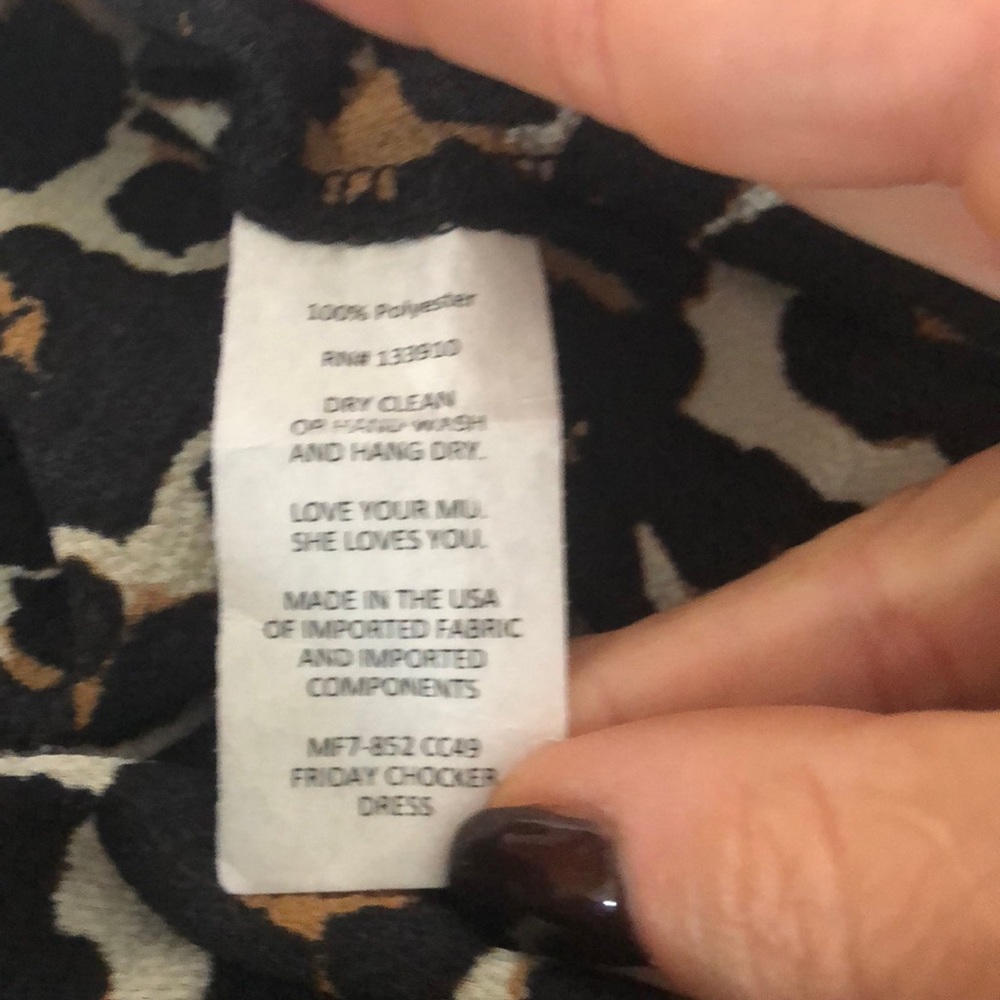 Friday Choker Cheetah Dress Show Me Your Mumu - Picture 7 of 8